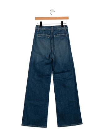 Nili Lotan High-Rise Wide Leg Jeans