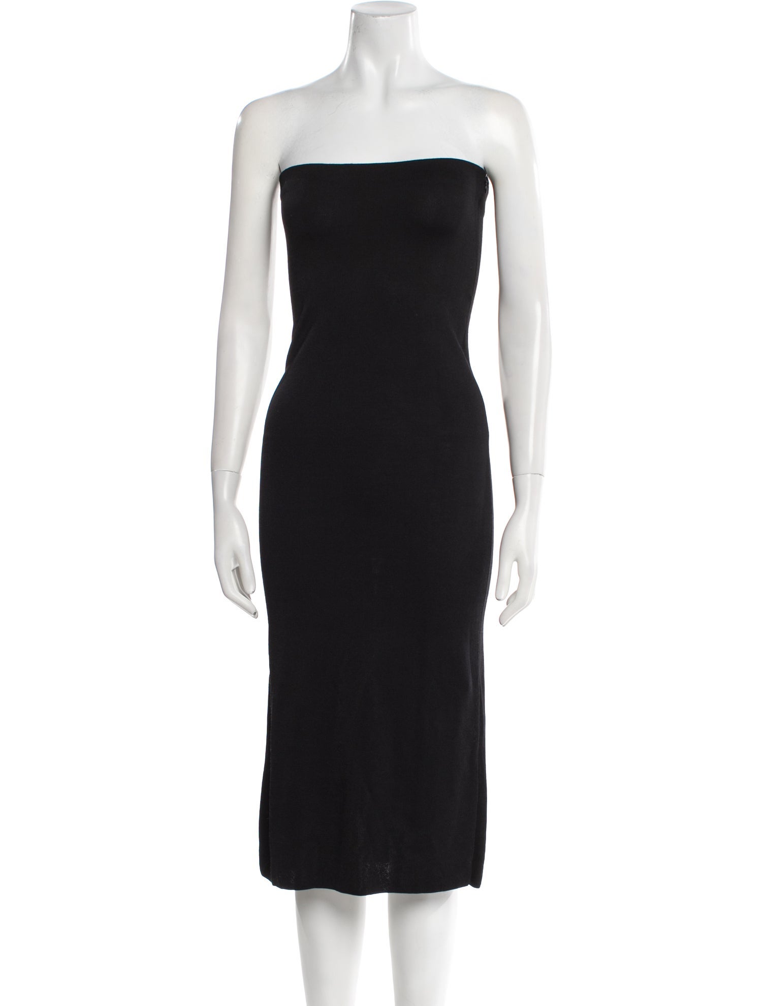 Nili Lotan Strapless Knee-Length Dress