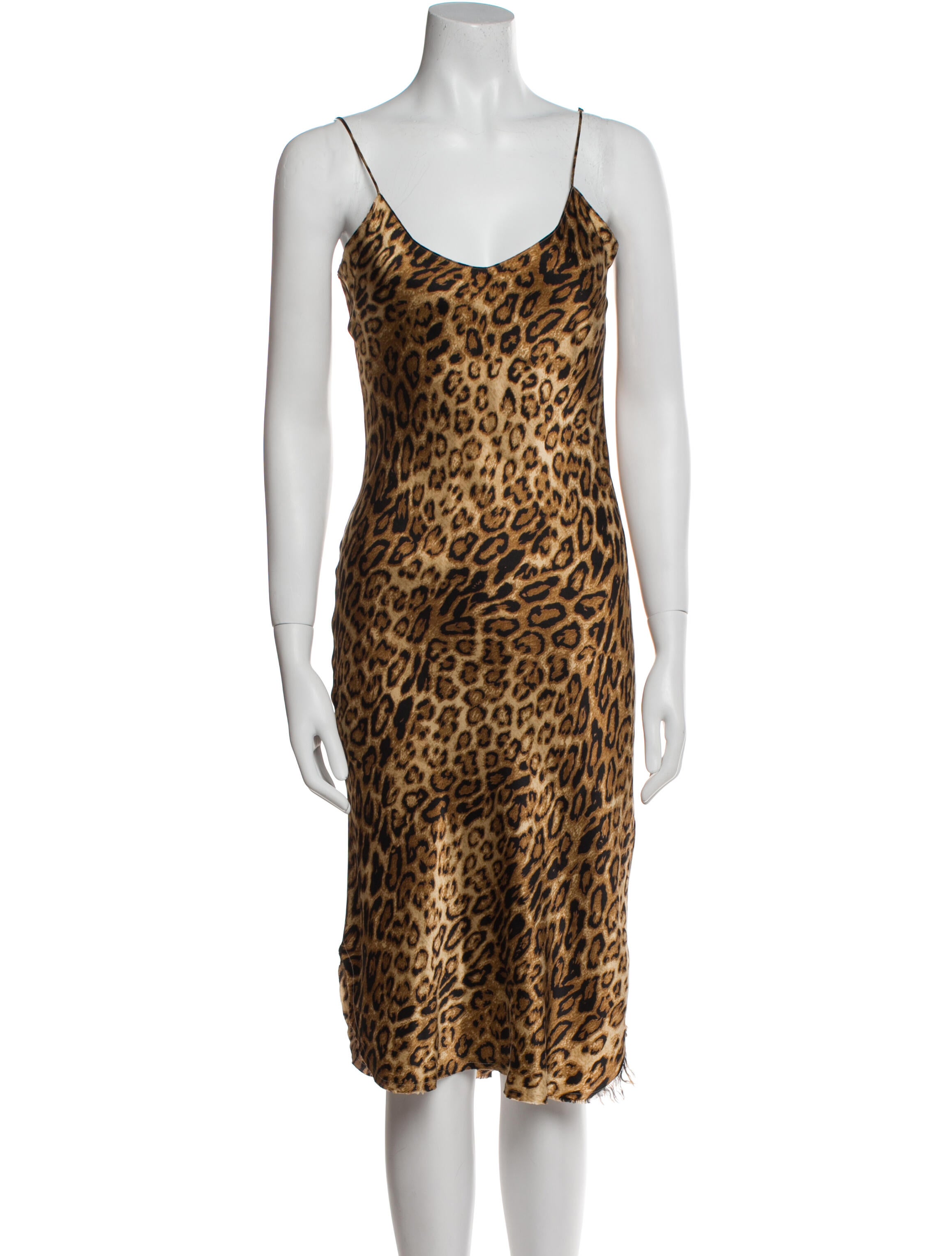 Nili Lotan Silk Midi Length Dress