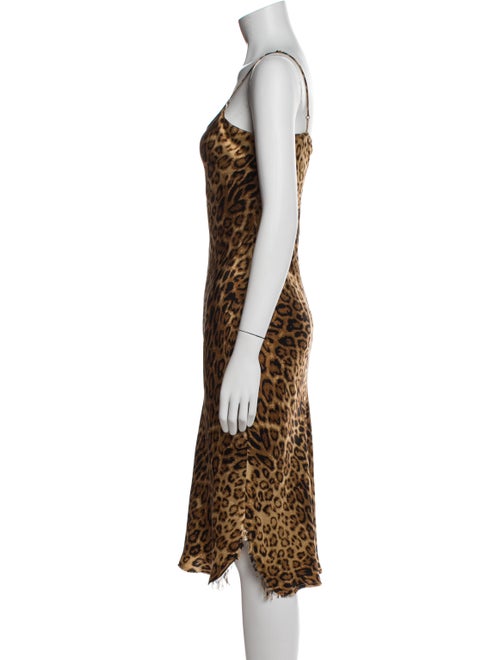 Nili Lotan Silk Midi Length Dress