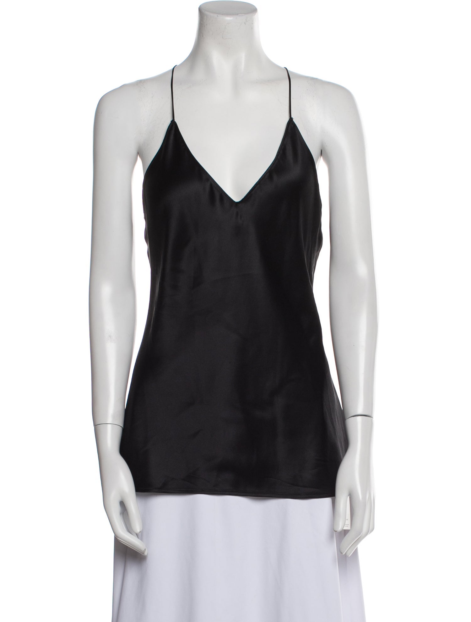 Nili Lotan Silk V-Neck Top