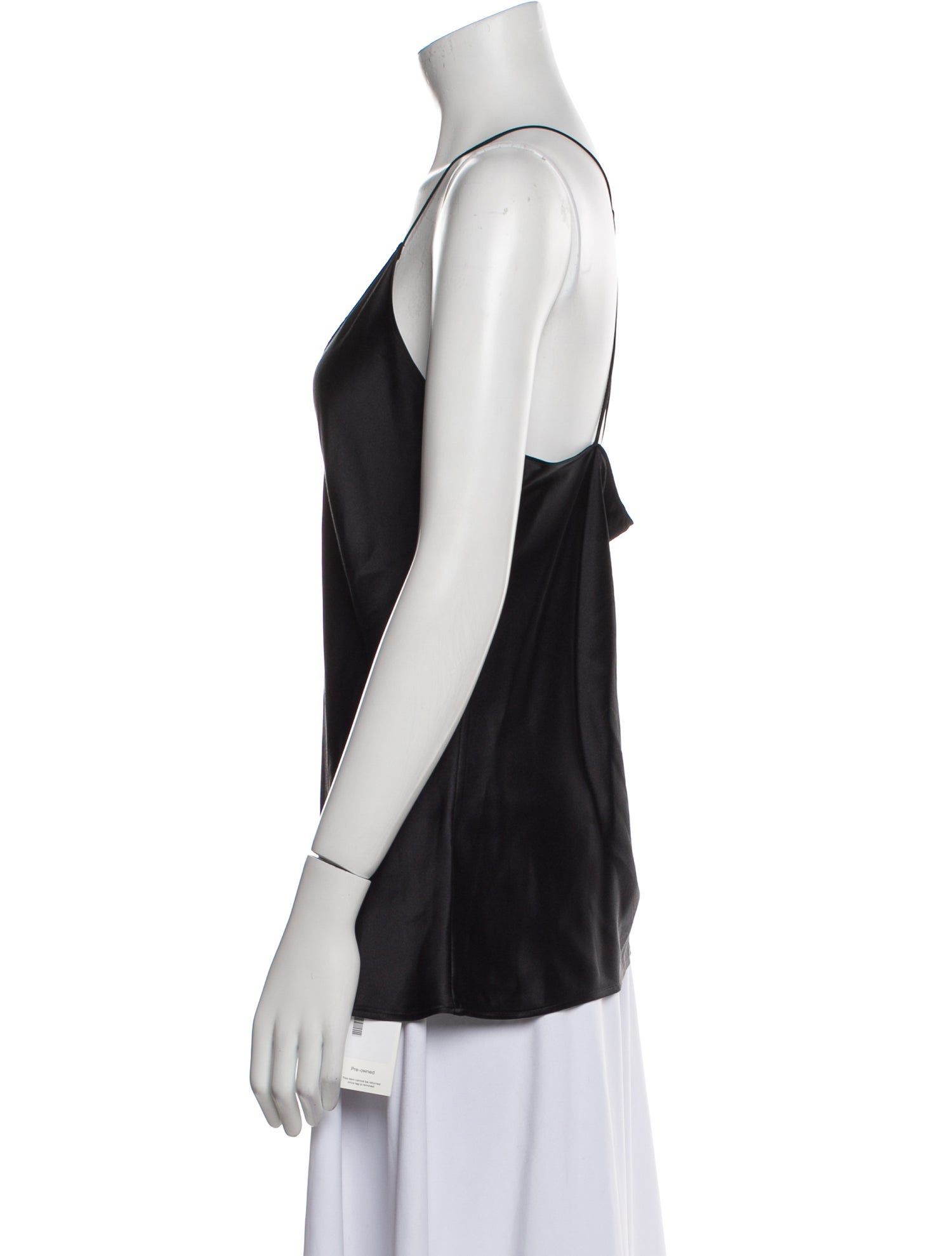 Nili Lotan Silk V-Neck Top