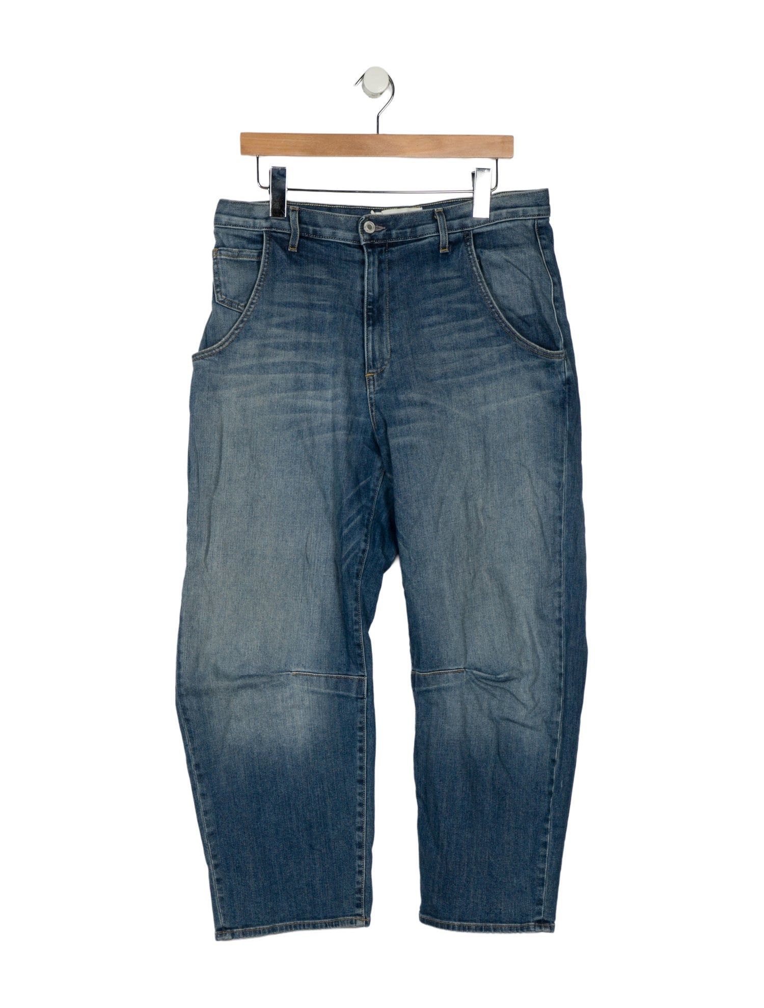 Nili Lotan High-Rise Straight Leg Jeans