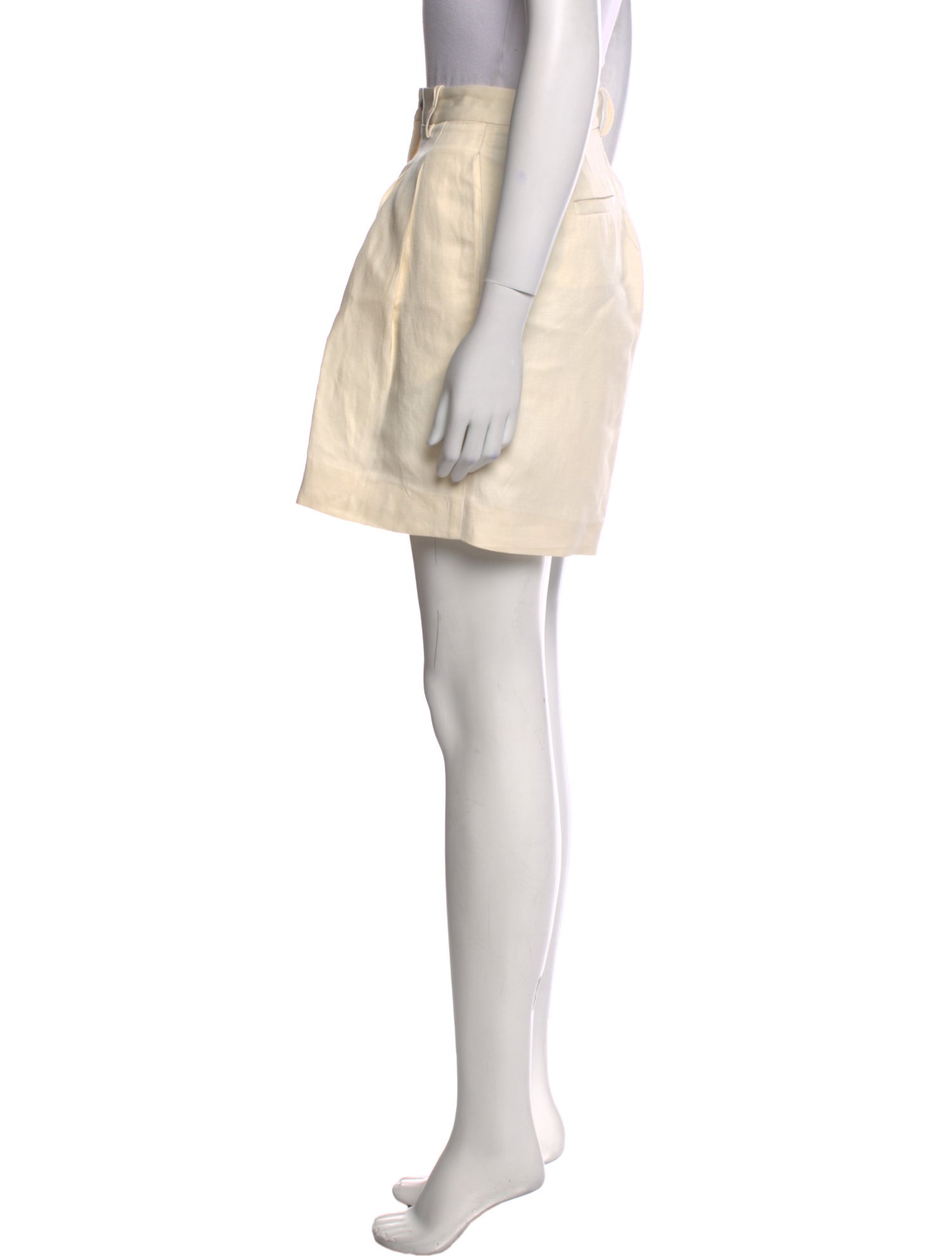 Nili Lotan Linen Mini Shorts