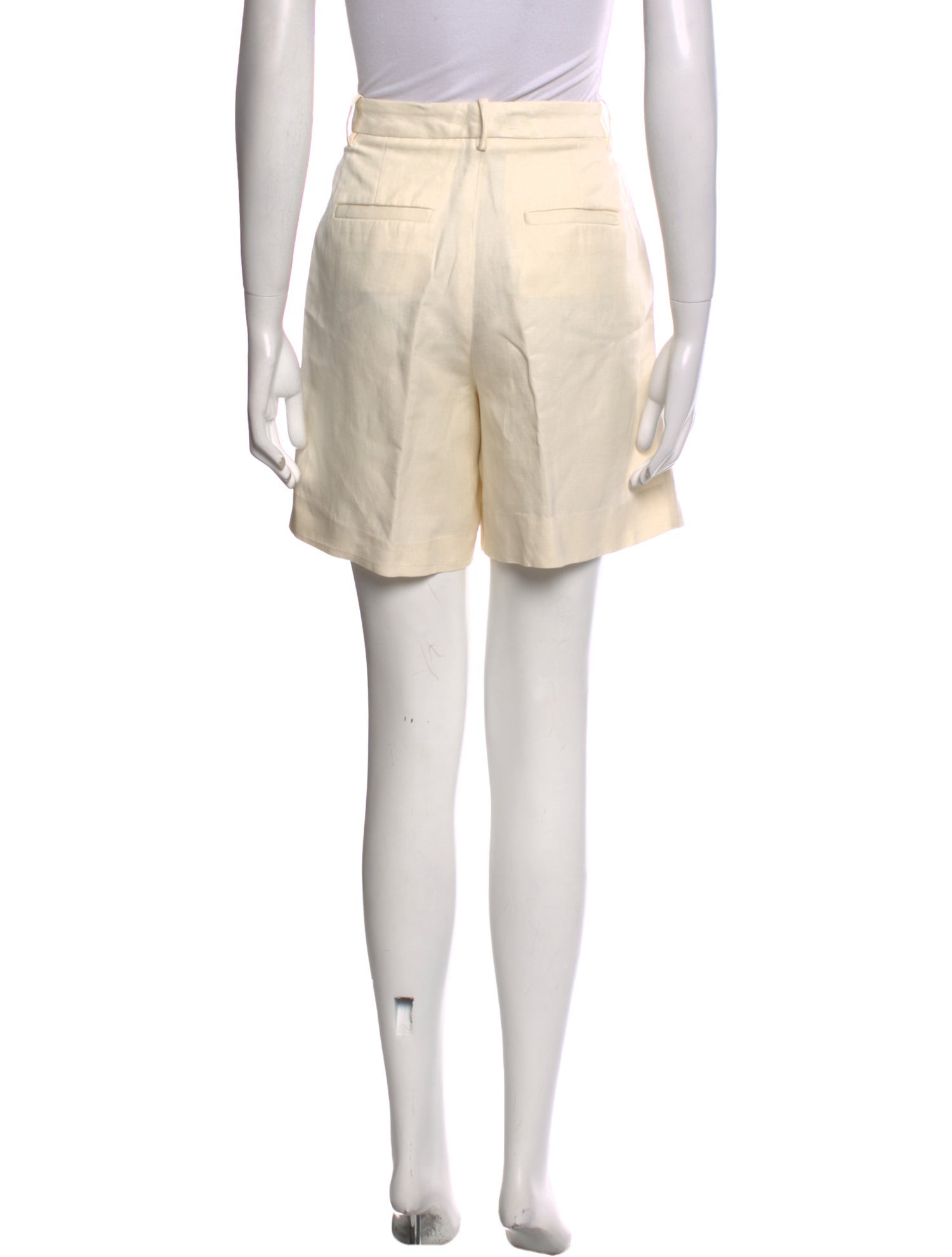 Nili Lotan Linen Mini Shorts