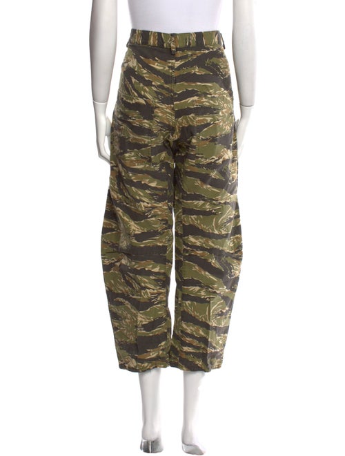 Nili Lotan Camouflage Print Straight Leg Pants