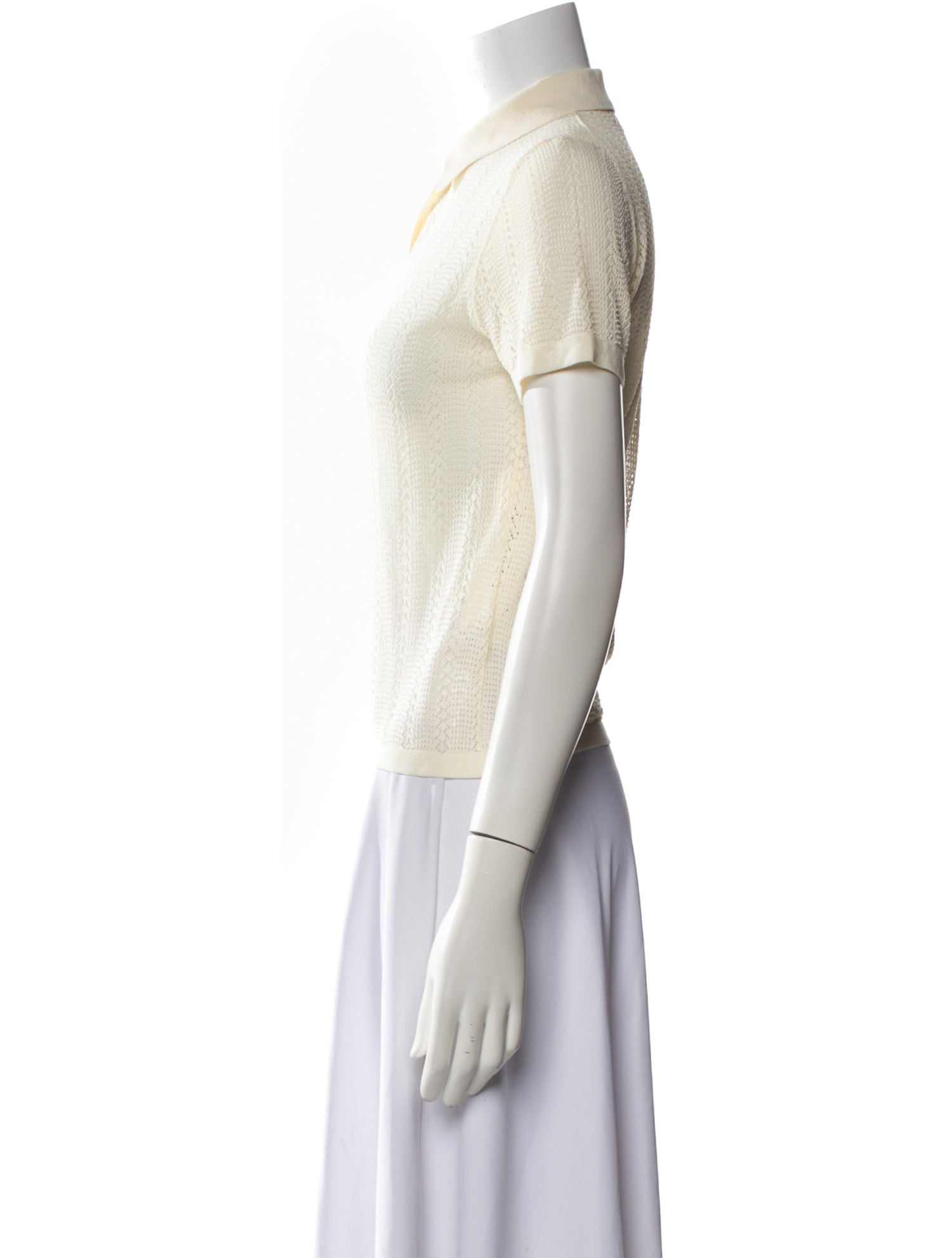 Nili Lotan Short Sleeve Polo