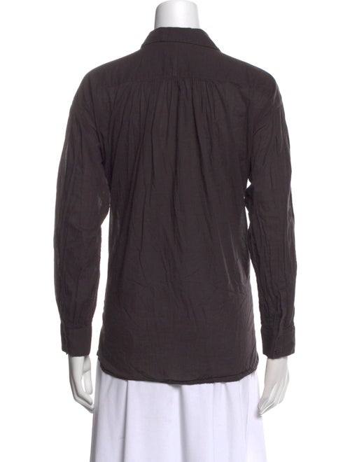 Nili Lotan Long Sleeve Button-Up Top