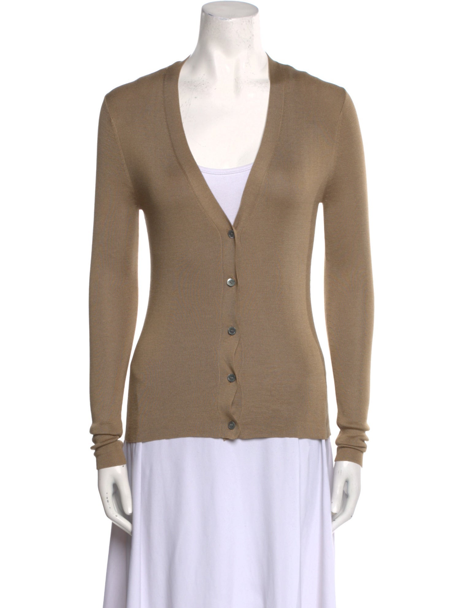 Nili Lotan Plunge Neckline Sweater