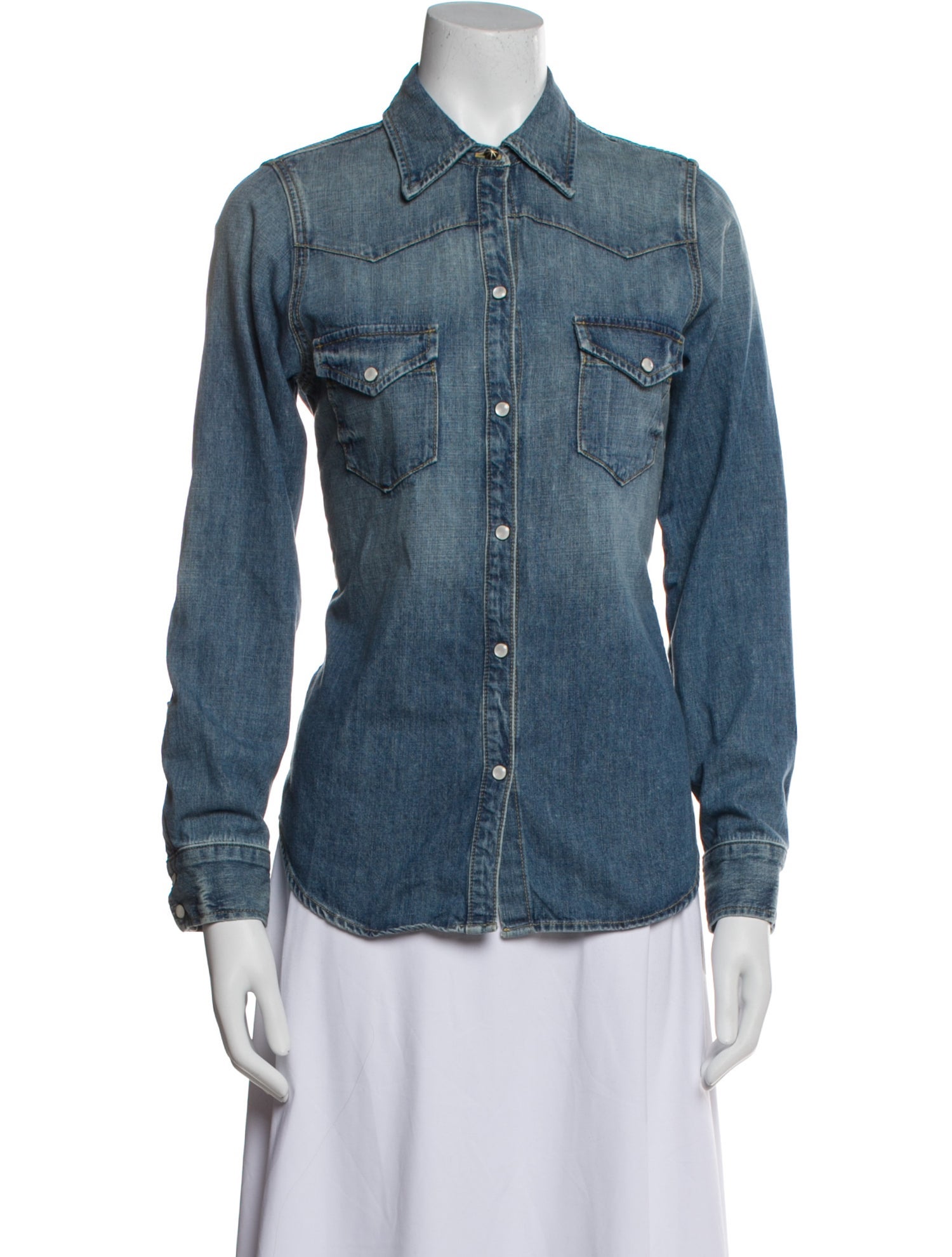 Nili Lotan Long Sleeve Button-Up Top w/ Tags