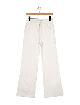 Nili Lotan High-Rise Wide Leg Jeans