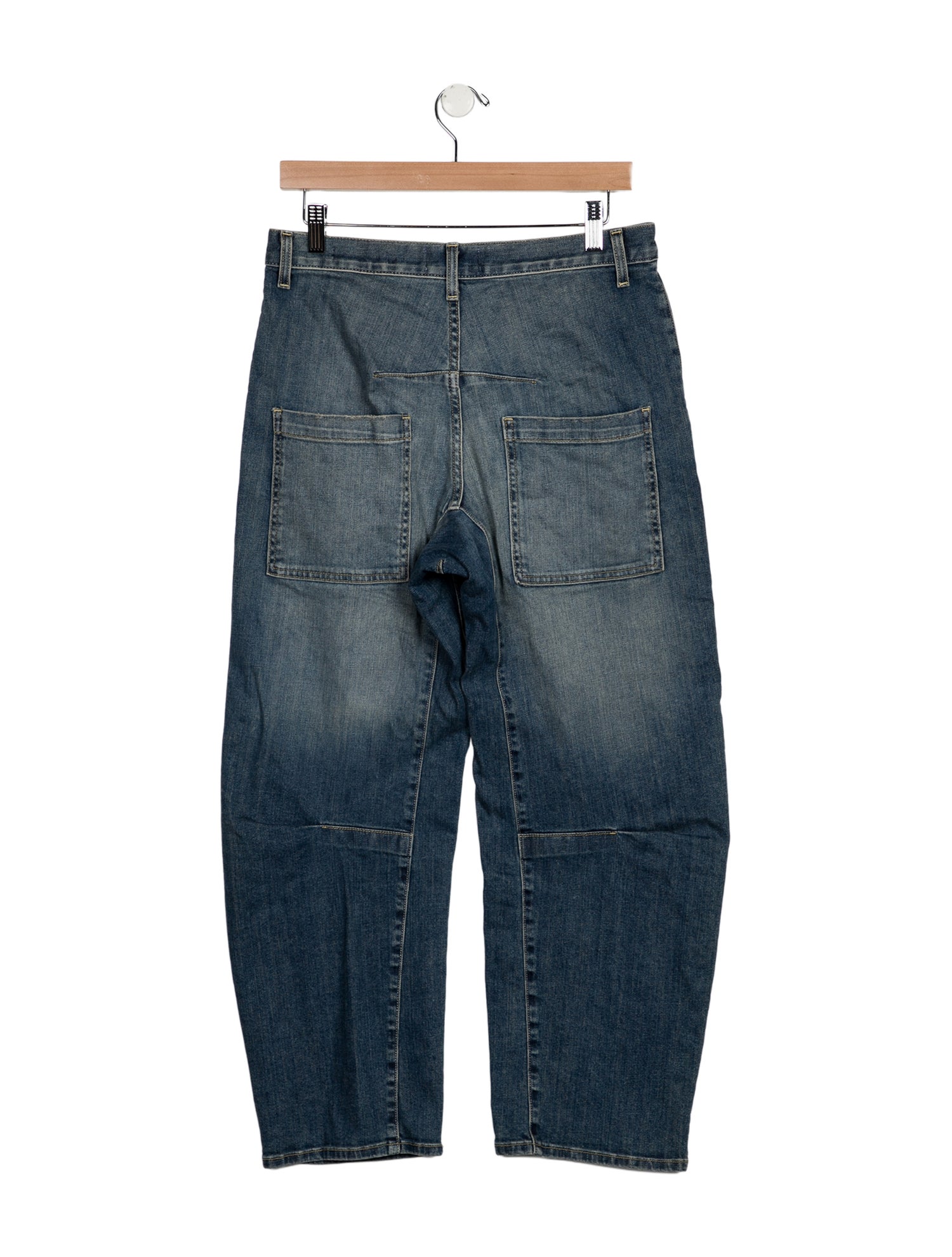 Nili Lotan Mid-Rise Straight Leg Jeans