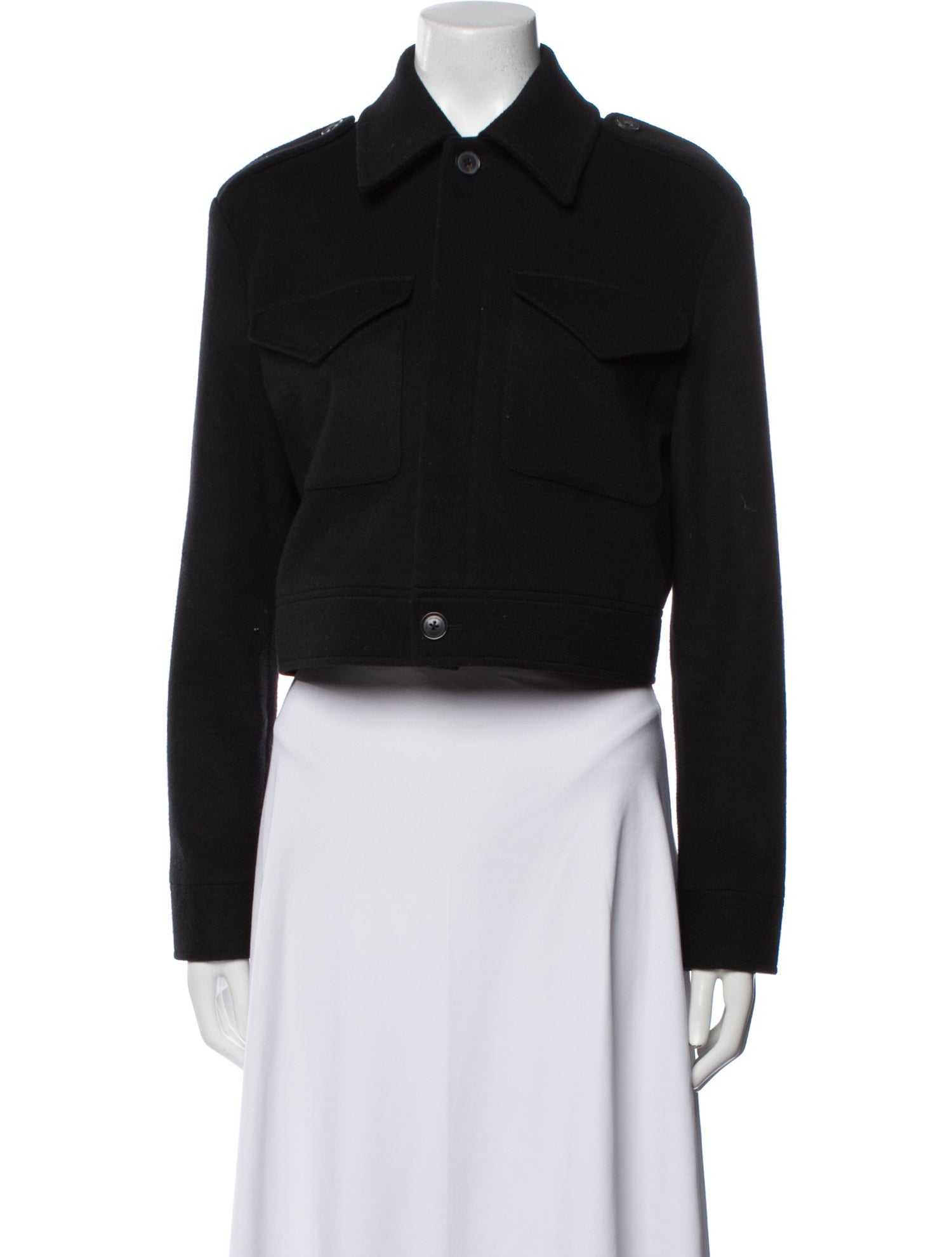 Nili Lotan Virgin Wool Denim Jacket