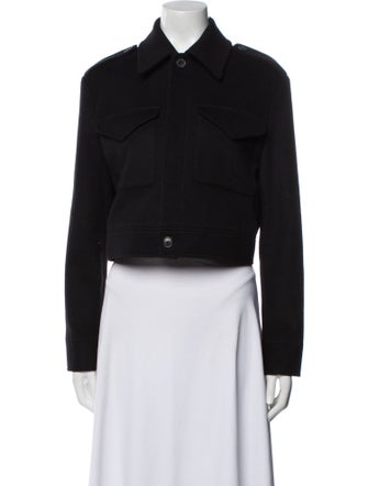 Nili Lotan Virgin Wool Denim Jacket