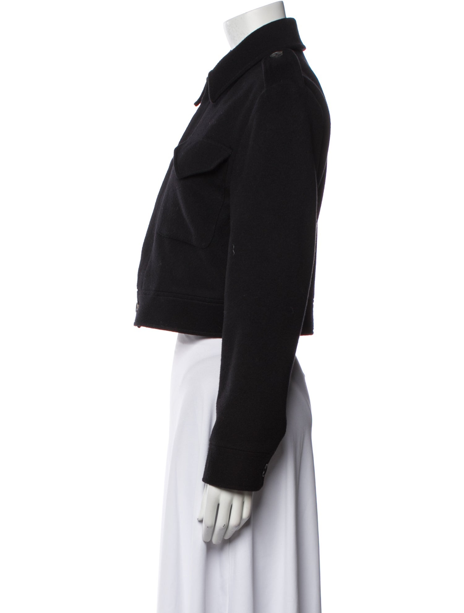 Nili Lotan Virgin Wool Denim Jacket