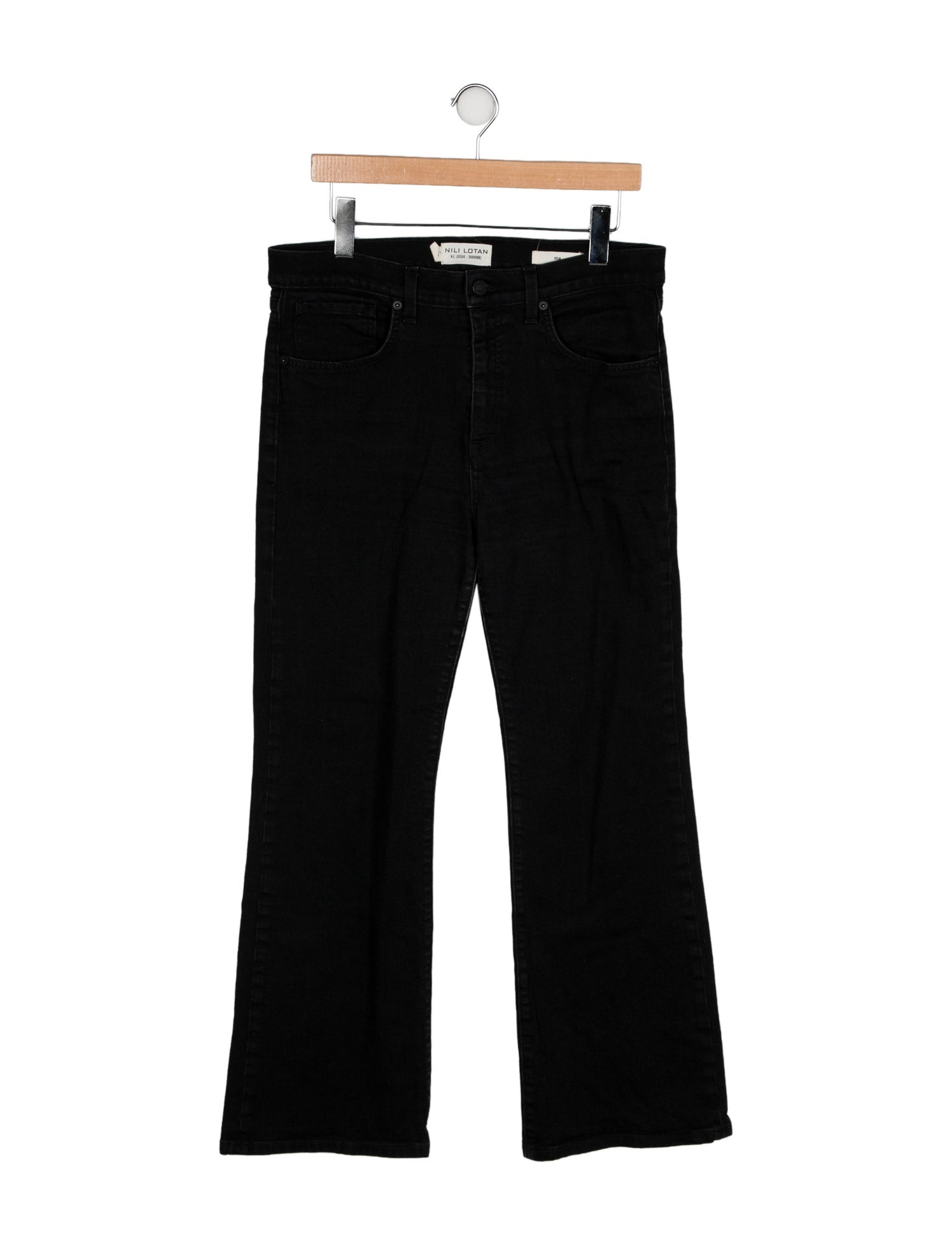 Nili Lotan High-Rise Wide Leg Jeans