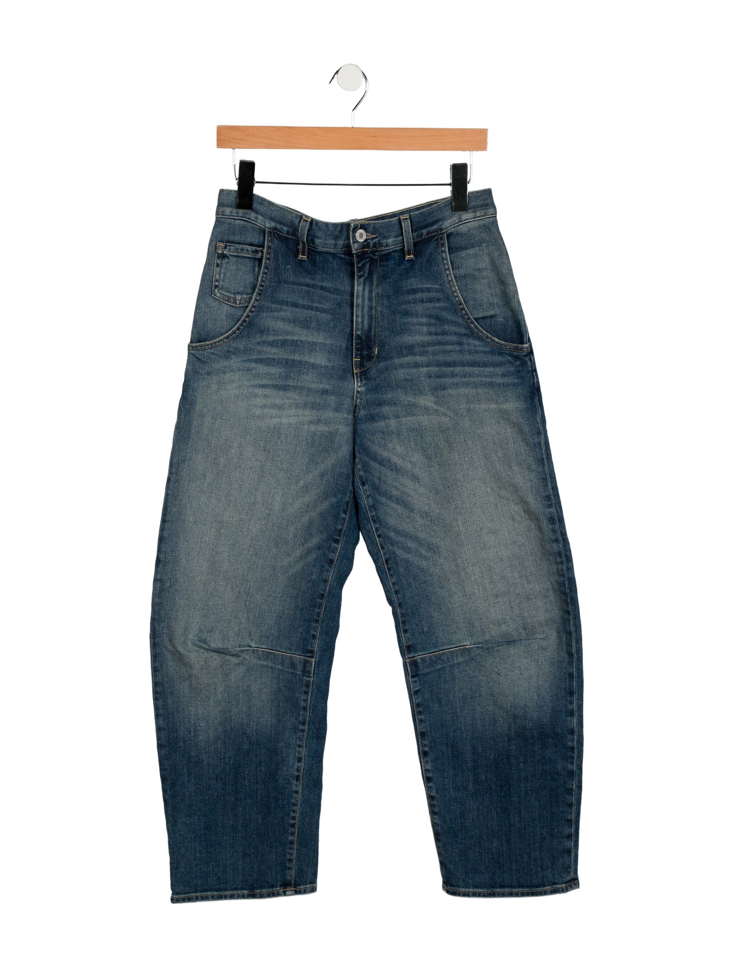 Nili Lotan High-Rise Straight Leg Jeans