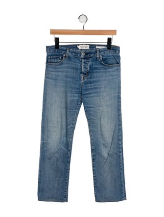 Nili Lotan Mid-Rise Straight Leg Jeans