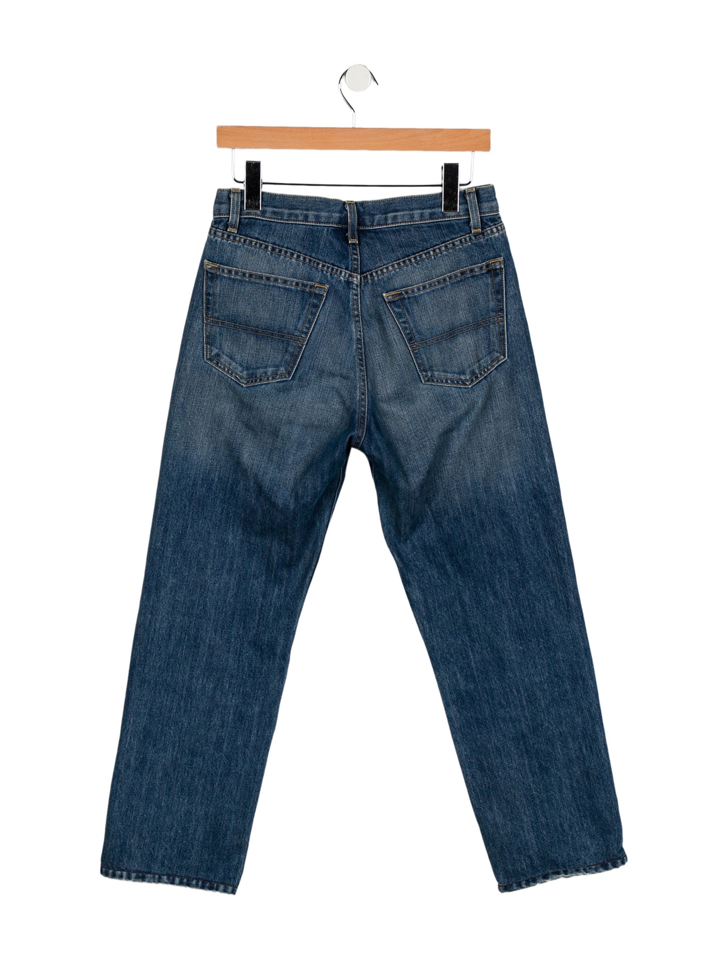 Nili Lotan High-Rise Straight Leg Jeans