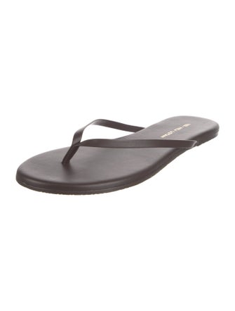 Nili Lotan Leather Flip Flops
