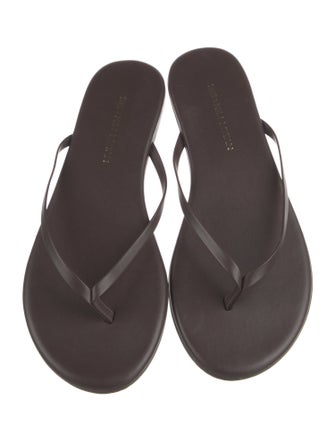 Nili Lotan Leather Flip Flops
