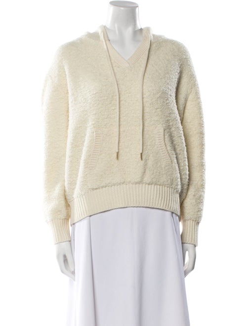 Nili Lotan V-Neck Long Sleeve Sweatshirt