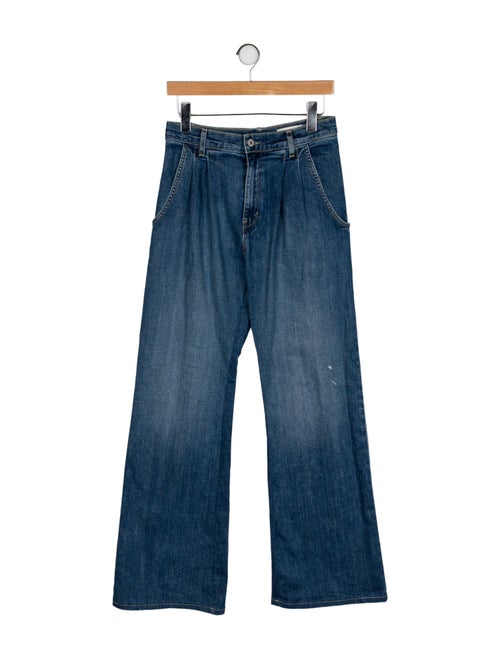 Nili Lotan High-Rise Wide Leg Jeans