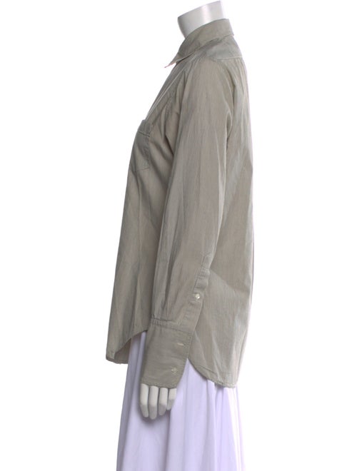 Nili Lotan Long Sleeve Button-Up Top