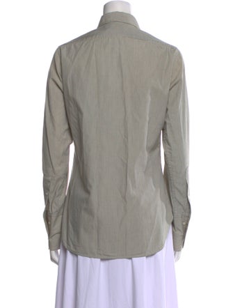 Nili Lotan Long Sleeve Button-Up Top