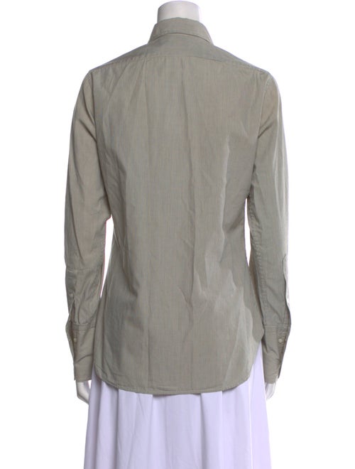 Nili Lotan Long Sleeve Button-Up Top