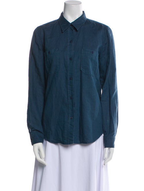 Nili Lotan Long Sleeve Button-Up Top