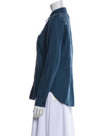 Nili Lotan Long Sleeve Button-Up Top