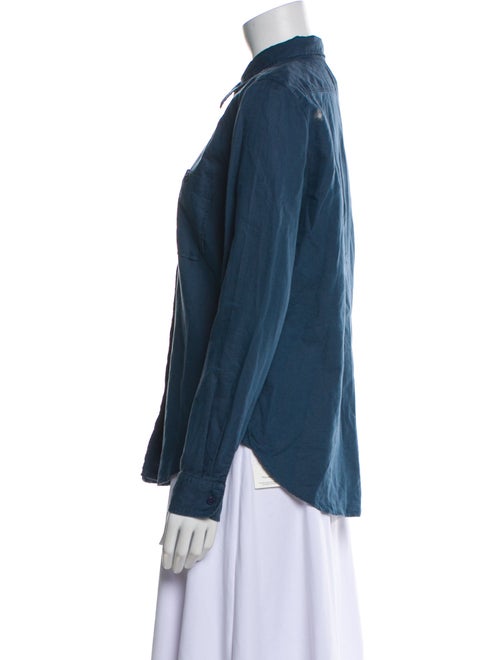 Nili Lotan Long Sleeve Button-Up Top