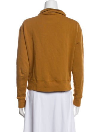 Nili Lotan Mock Neck Long Sleeve Sweatshirt