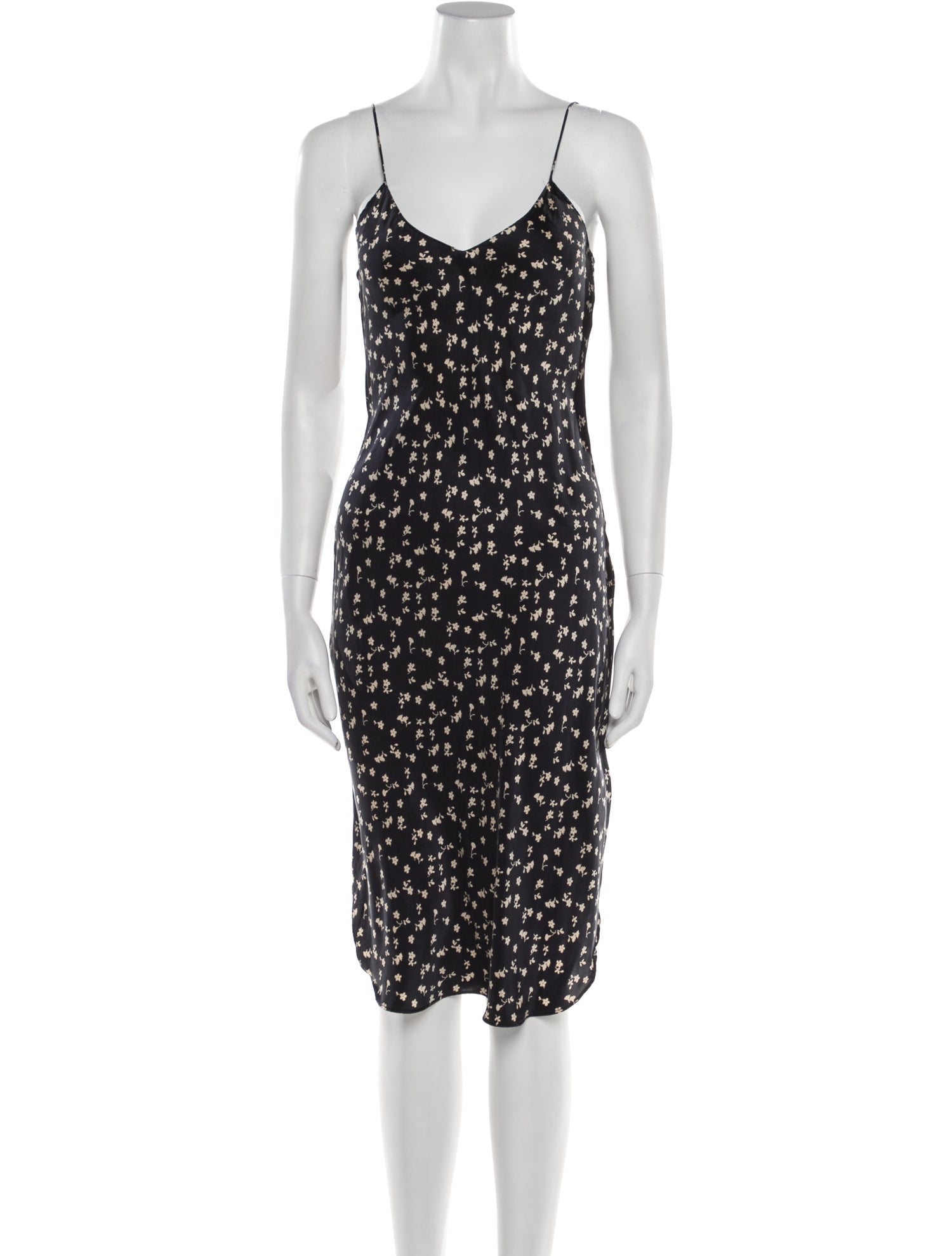 Nili Lotan Silk Midi Length Dress