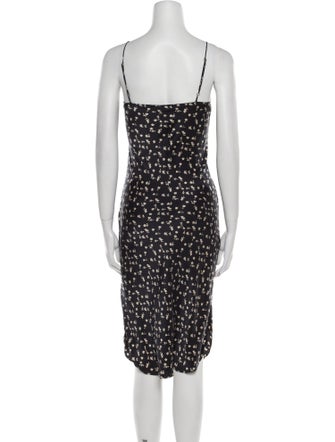 Nili Lotan Silk Midi Length Dress