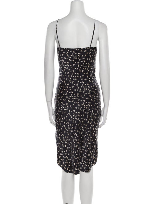 Nili Lotan Silk Midi Length Dress