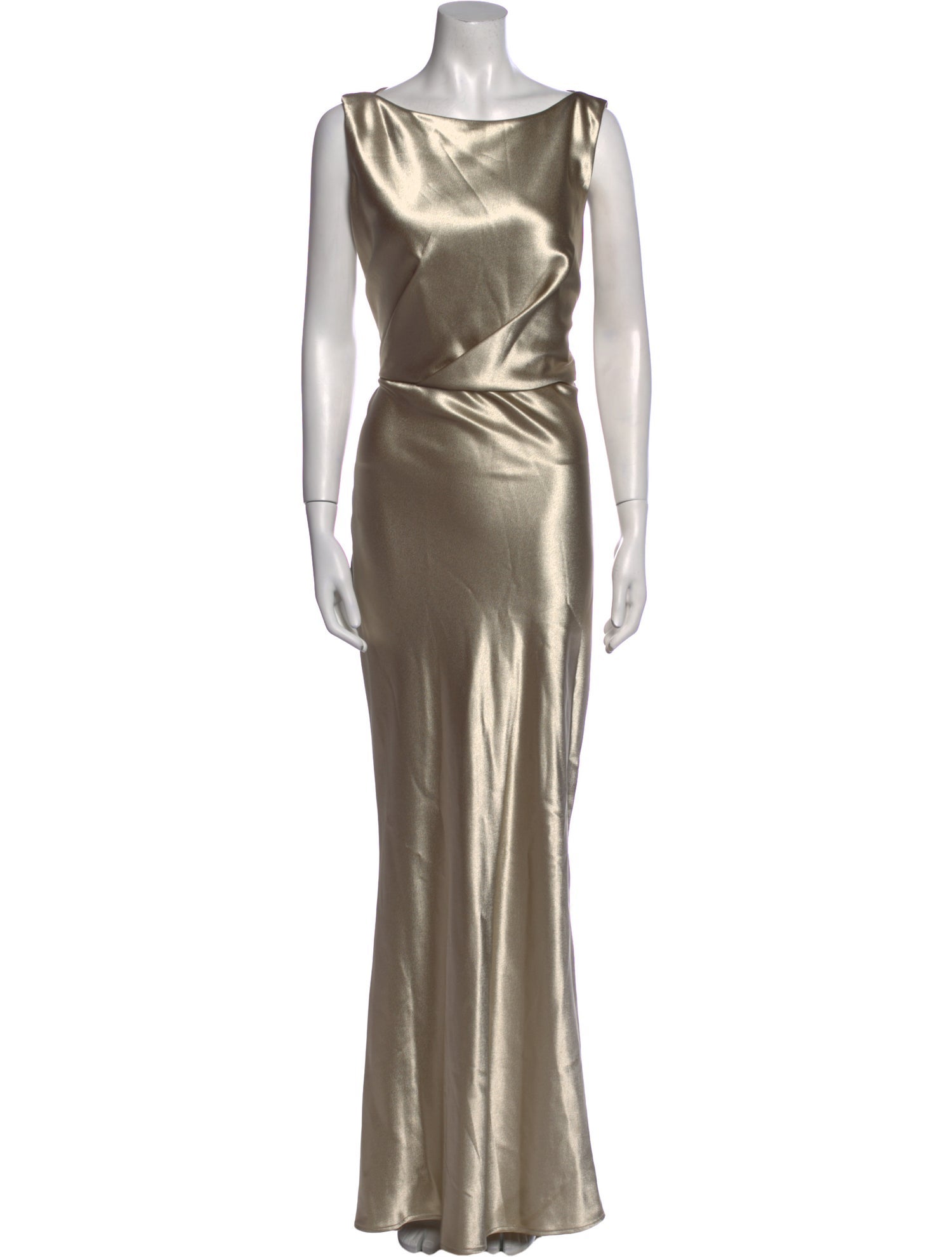 Nili Lotan Bateau Neckline Long Dress