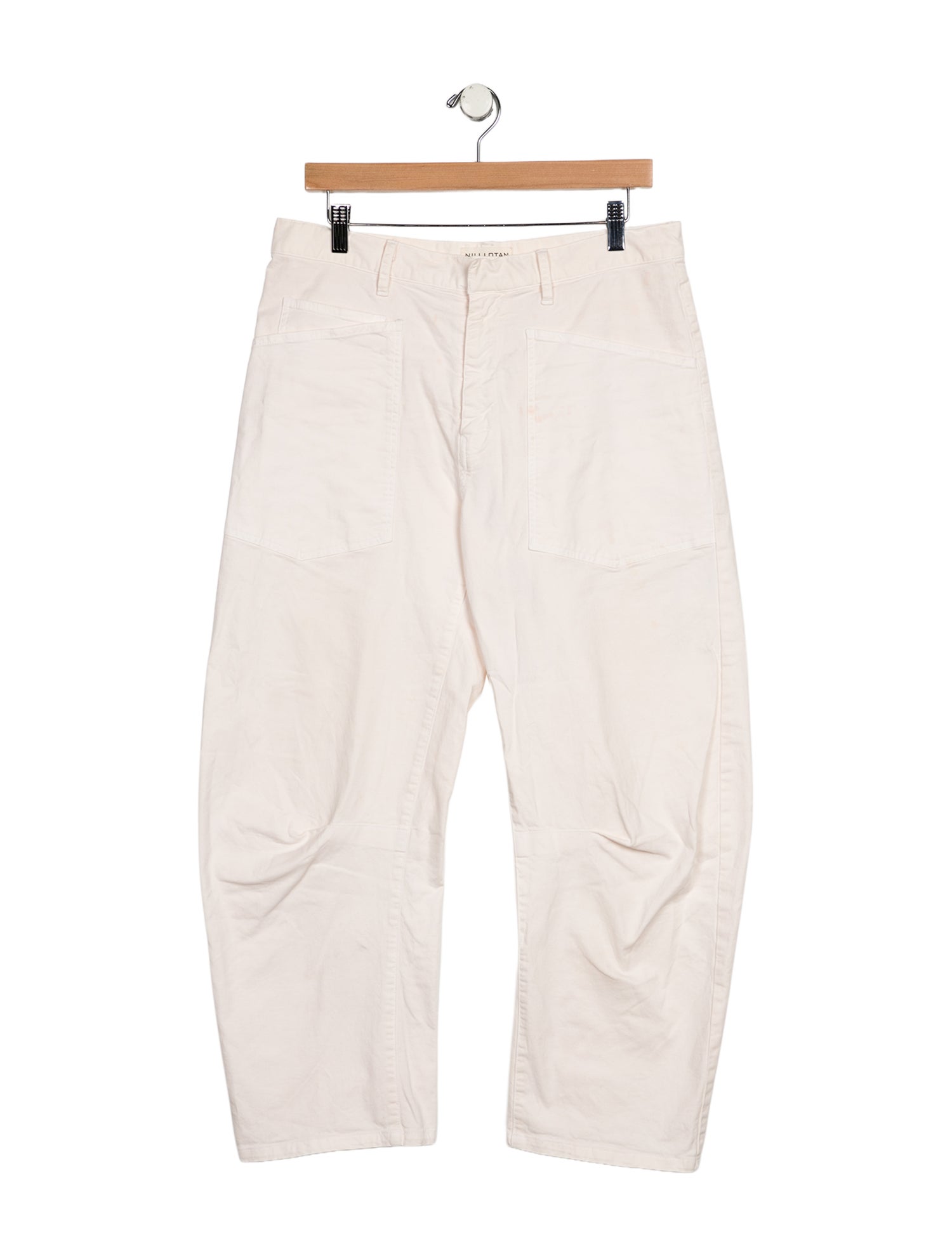 Nili Lotan Mid-Rise Straight Leg Jeans