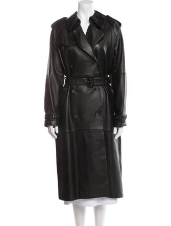 Nili Lotan Leather Trench Coat