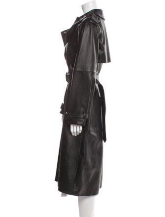 Nili Lotan Leather Trench Coat