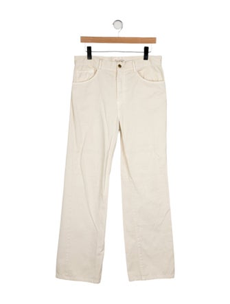 Nili Lotan High-Rise Wide Leg Jeans