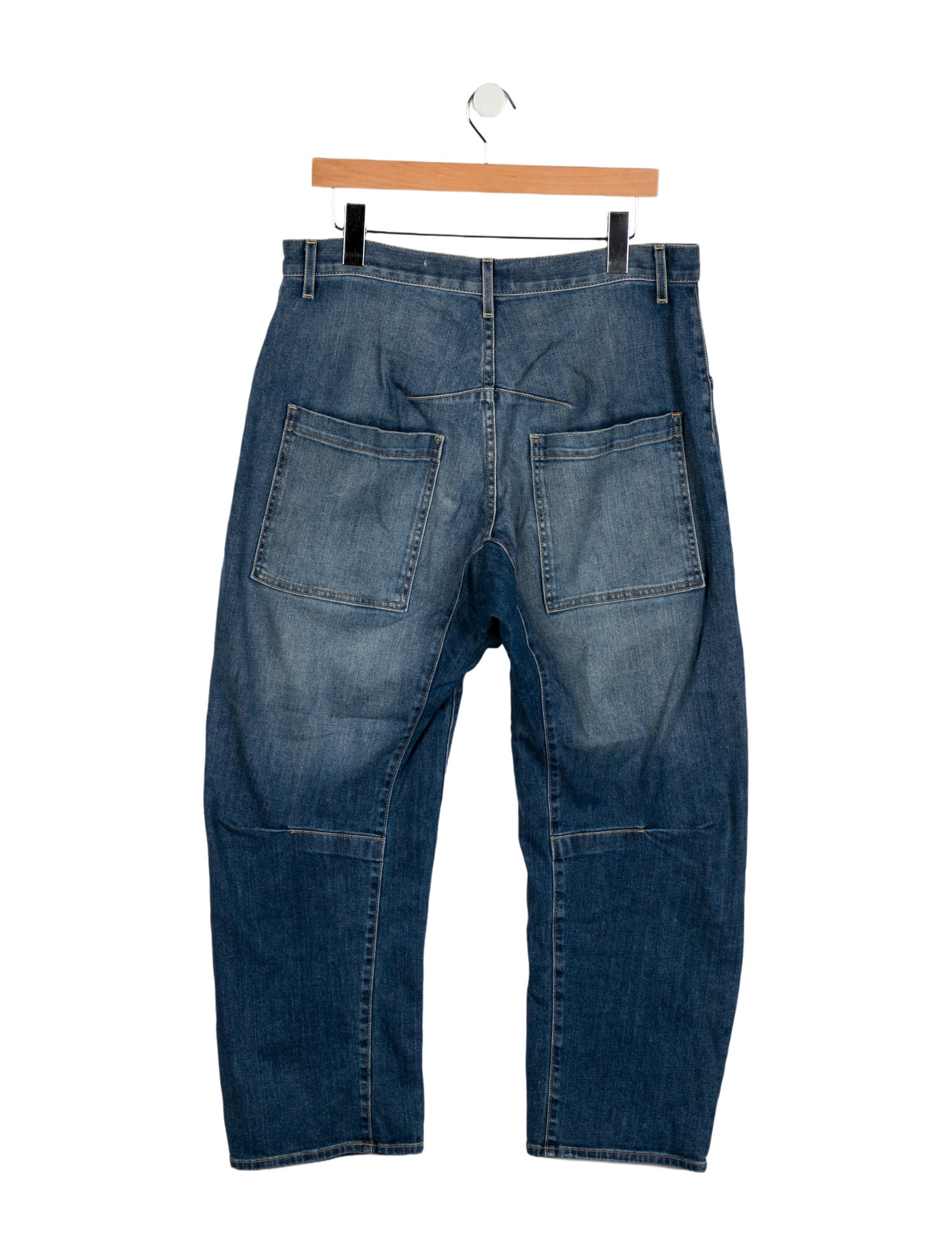 Nili Lotan High-Rise Straight Leg Jeans