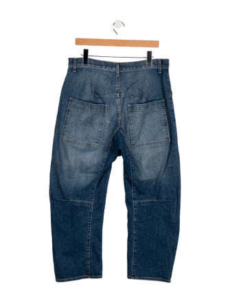 Nili Lotan High-Rise Straight Leg Jeans