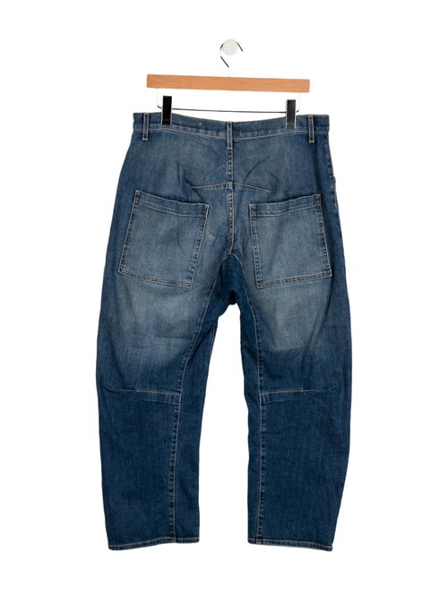 Nili Lotan High-Rise Straight Leg Jeans