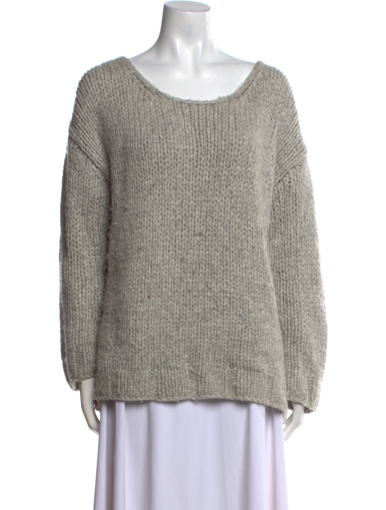 Nili Lotan Alpaca Scoop Neck Sweater