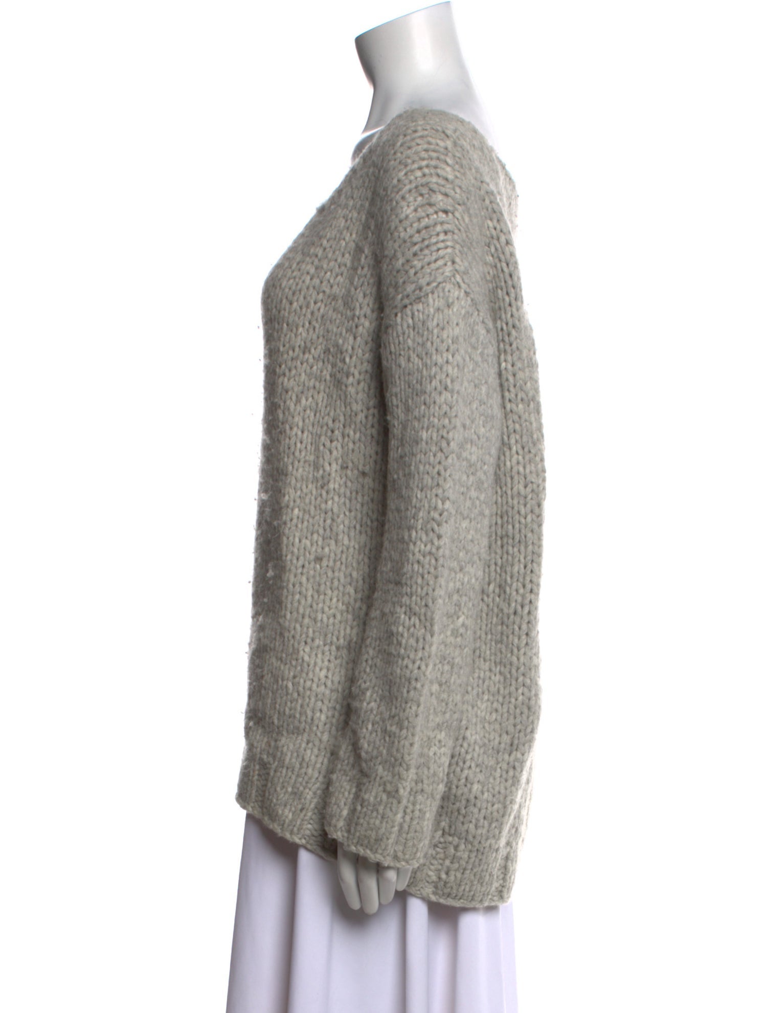 Nili Lotan Alpaca Scoop Neck Sweater