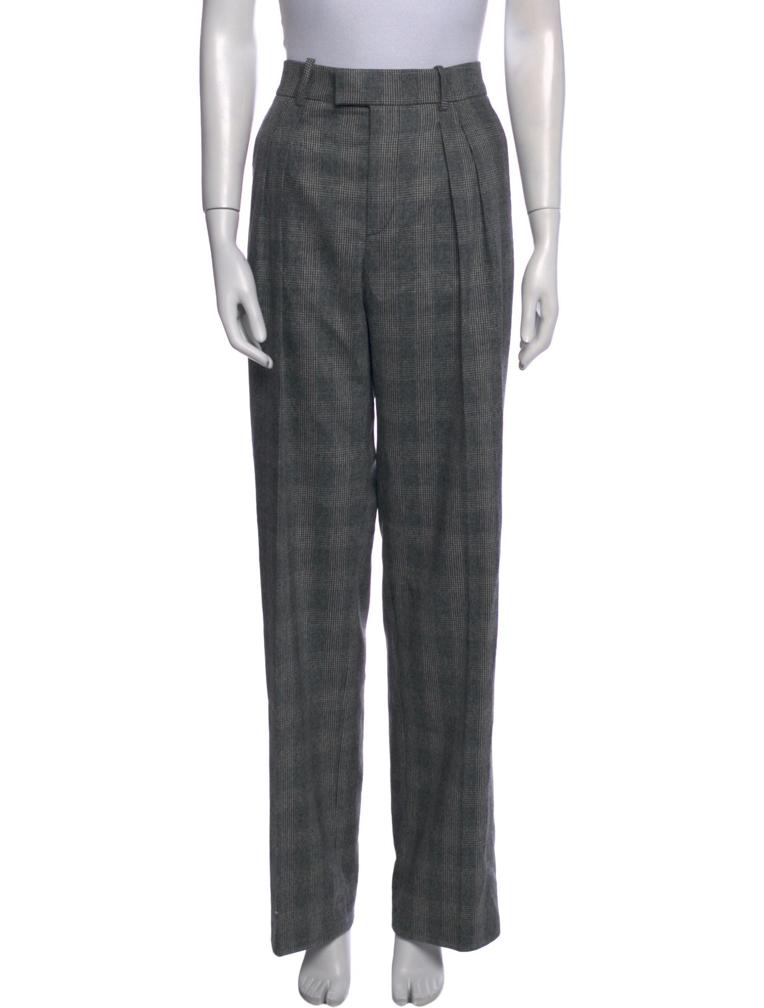 Nili Lotan Virgin Wool Wide Leg Pants