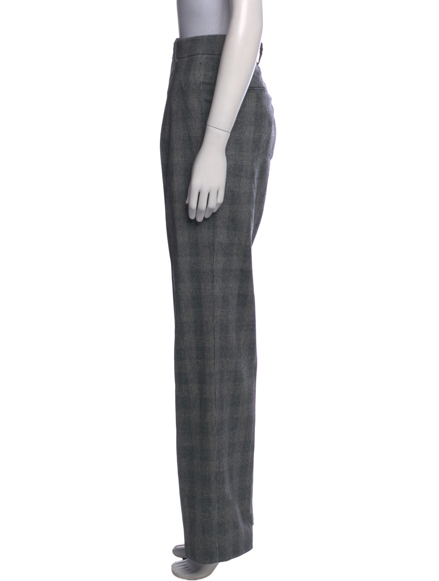 Nili Lotan Virgin Wool Wide Leg Pants