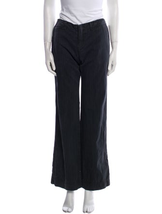Nili Lotan Striped Wide Leg Pants